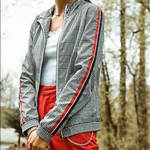 Empyre Edana Plaid Windbreaker jacket